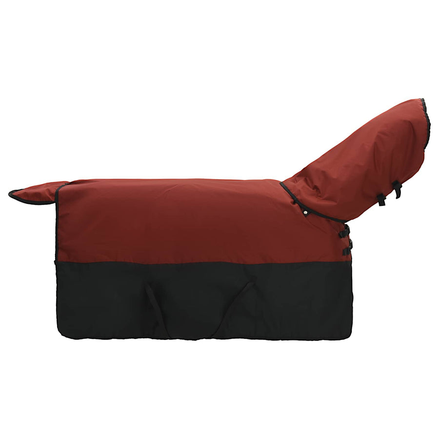 Paardendeken Donkergroen en Zwart 125 cm Polyester