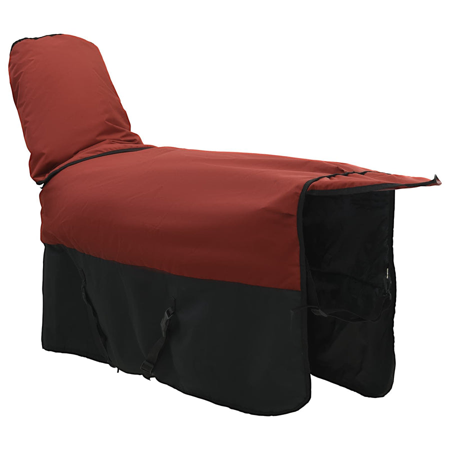 Paardendeken Donkergroen en Zwart 165 cm Polyester