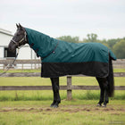 Horse Blanket Dark Green and Black 75 cm Polyester