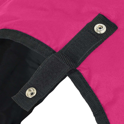 Paardendeken Roze en Zwart 135 cm Polyester