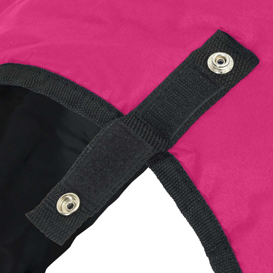 Paardendeken Roze en Zwart 135 cm Polyester
