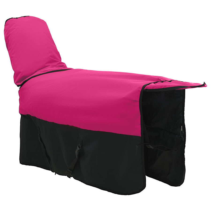 Paardendeken Roze en Zwart 135 cm Polyester