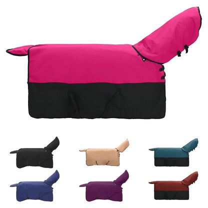 Paardendeken Roze en Zwart 135 cm Polyester
