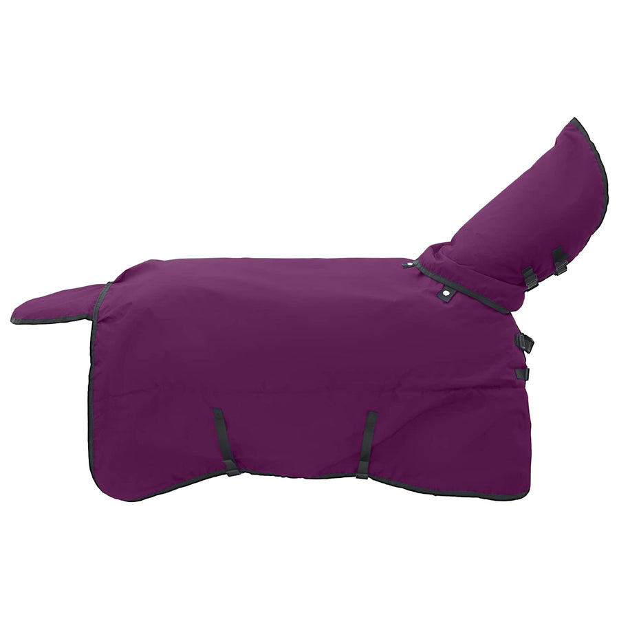 Paardendeken Donkergroen en Zwart 105 cm Polyester
