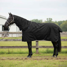 Paardendeken Donkergroen en Zwart 75 cm Polyester