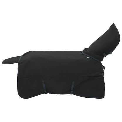 Paardendeken Donkergroen en Zwart 165 cm Polyester
