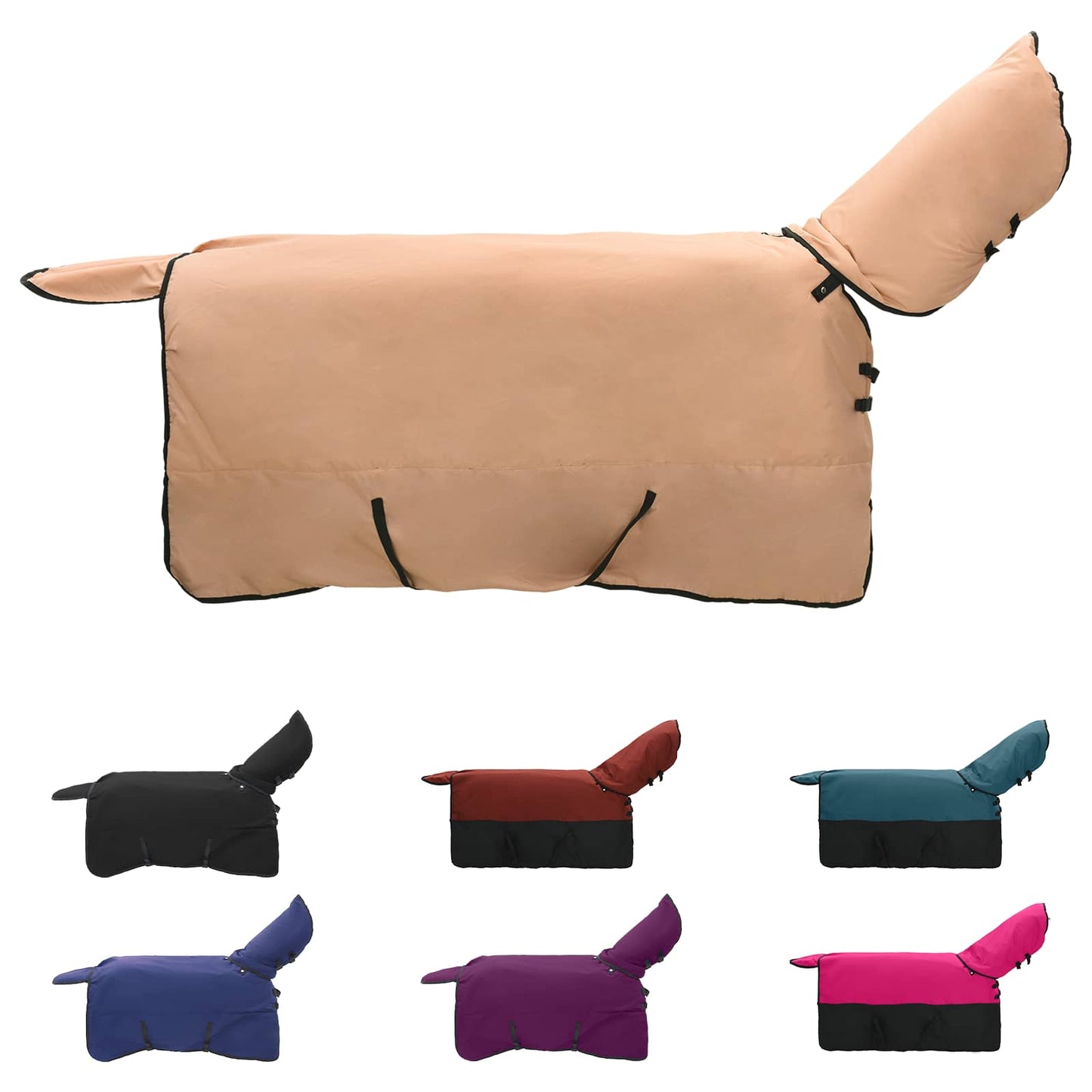 Paardendeken Cappuccino 75 cm Polyester