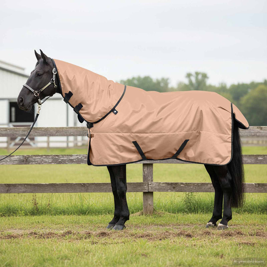 Paardendeken Cappuccino 95 cm Polyester