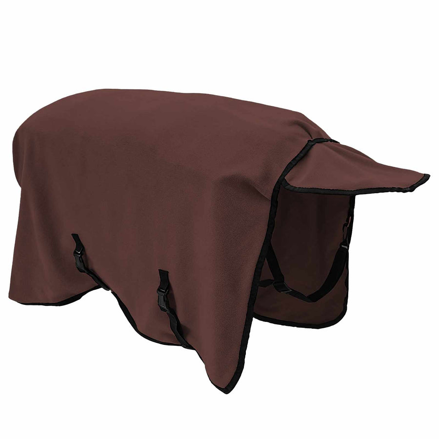 Paardendeken Volledig Donkerbruin Polyester