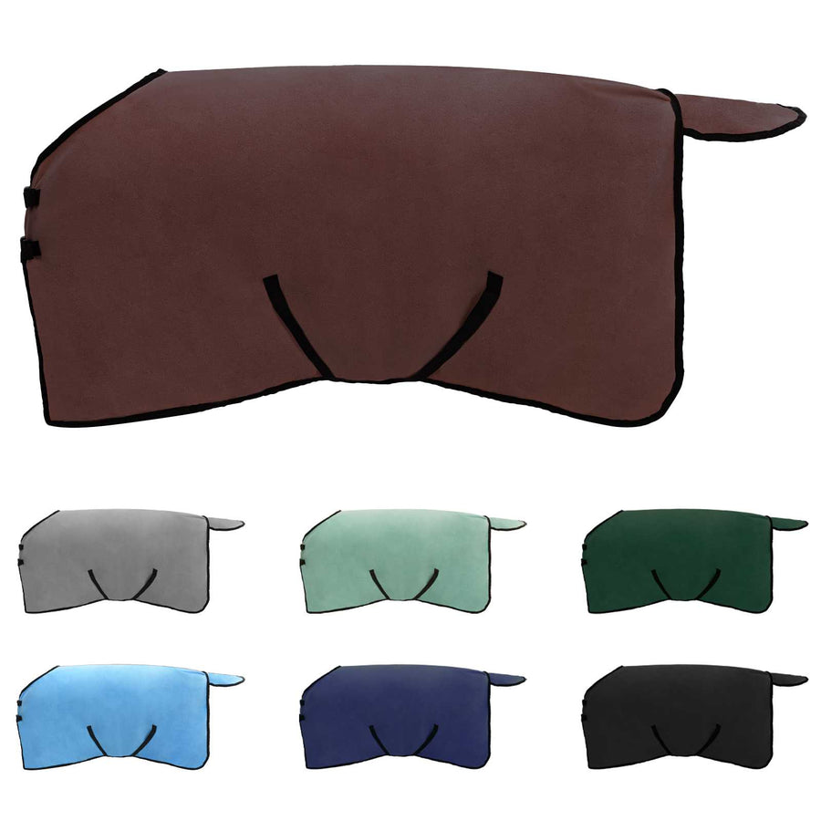 Paardendeken Volledig Donkerbruin Polyester