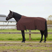 Paardendeken polyester donkerbruin