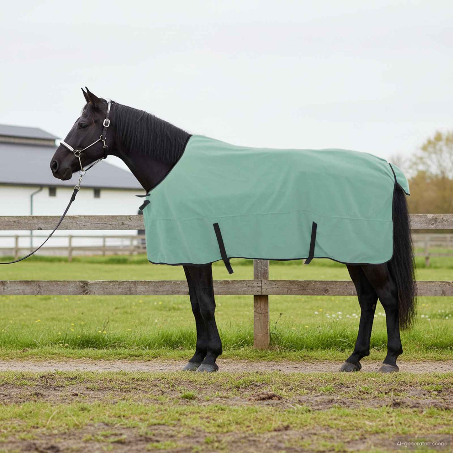 Paardendeken Speciale Groen Polyester