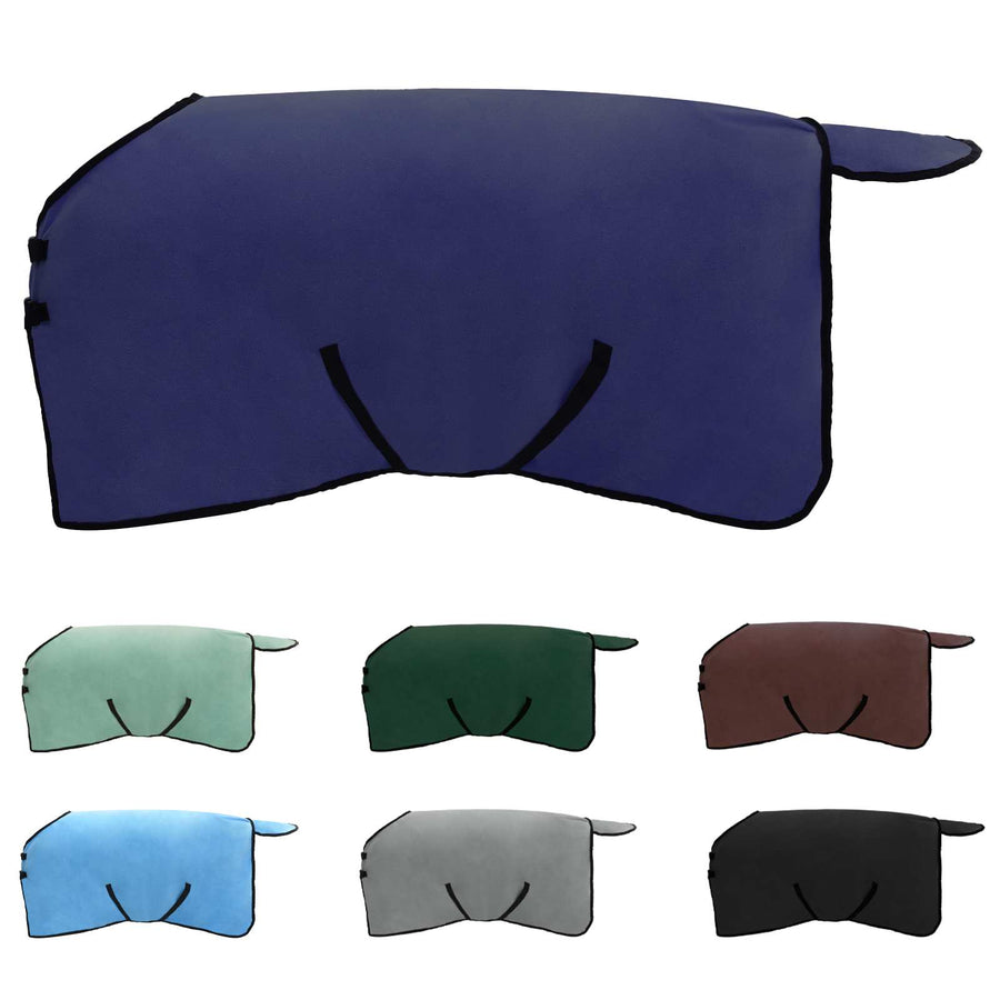 Paardendeken Marineblauw Polyester