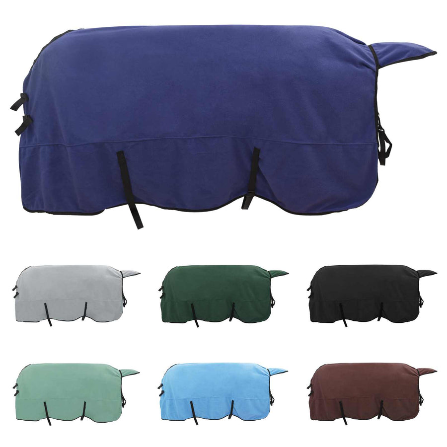 Paardendeken Marineblauw Polyester