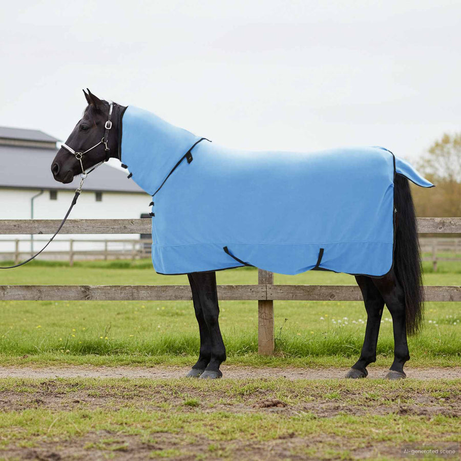 Paardendeken Volledige Aqua Polyester