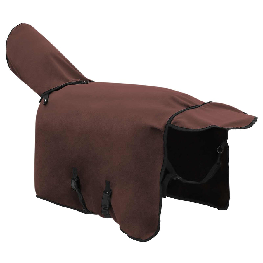 Paardendeken Volledig Donkerbruin Polyester