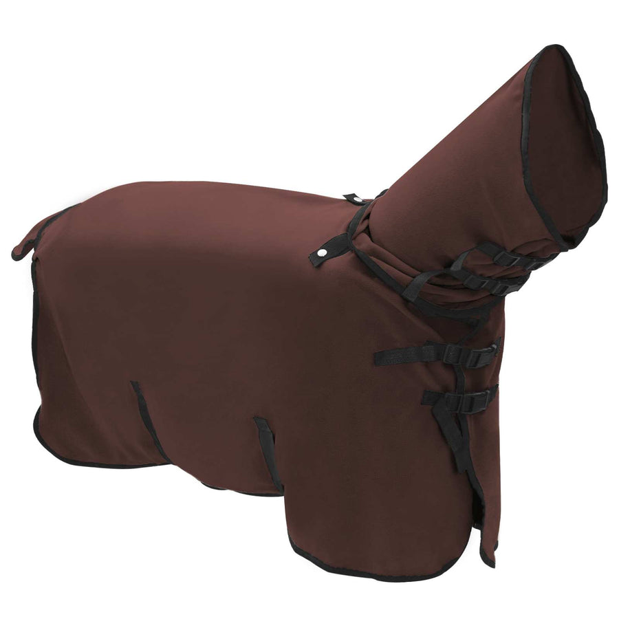 Paardendeken Volledig Donkerbruin Polyester