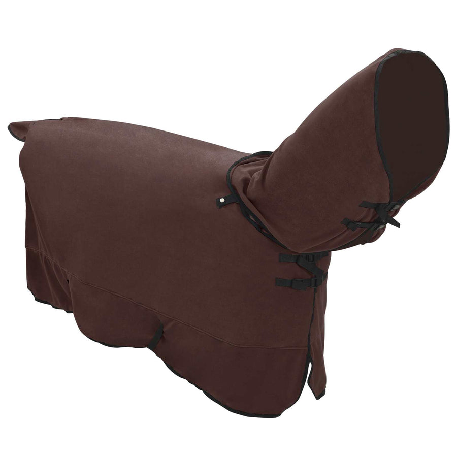 Paardendeken Volledig Donkerbruin 145 cm Polyester