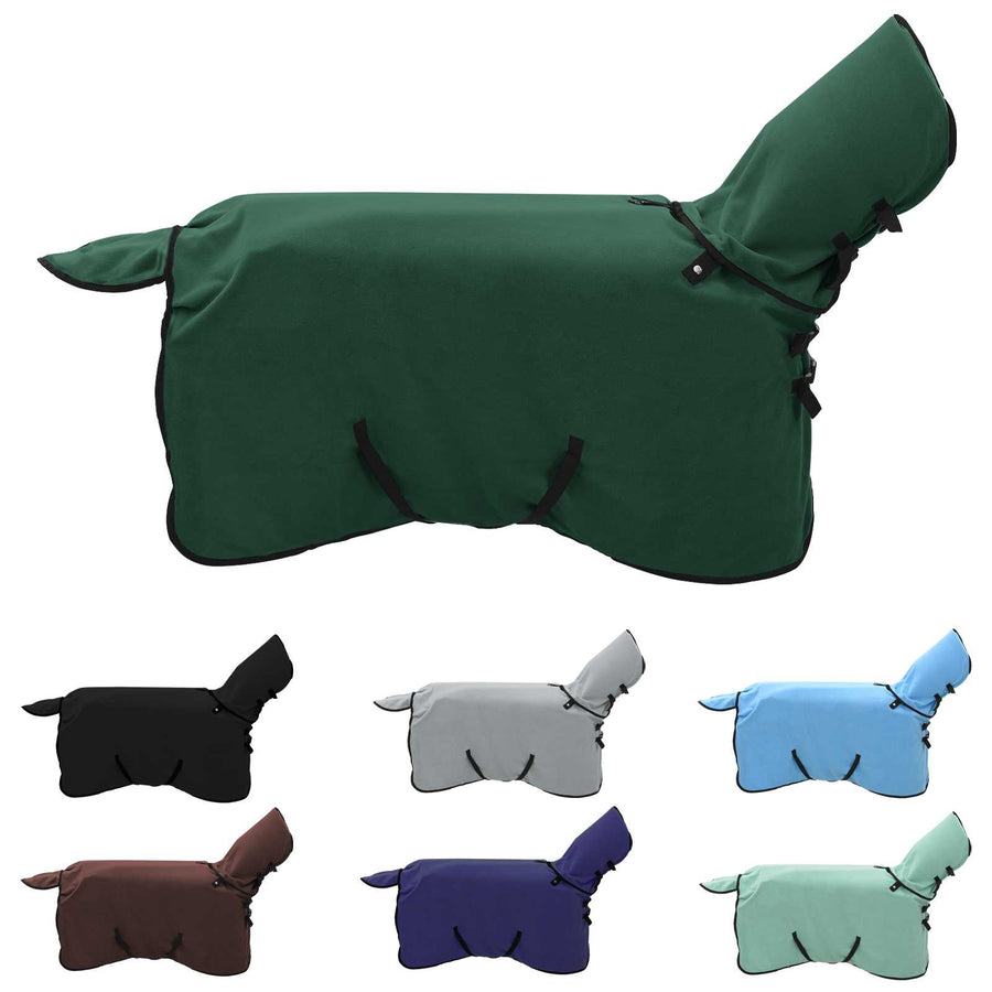 Paardendeken Volledig Donkergroen Polyester