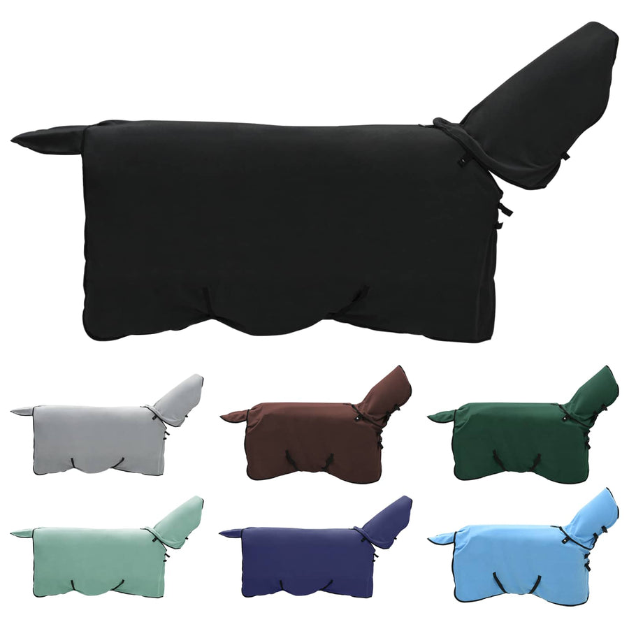 Paardendeken Zwart Polyester