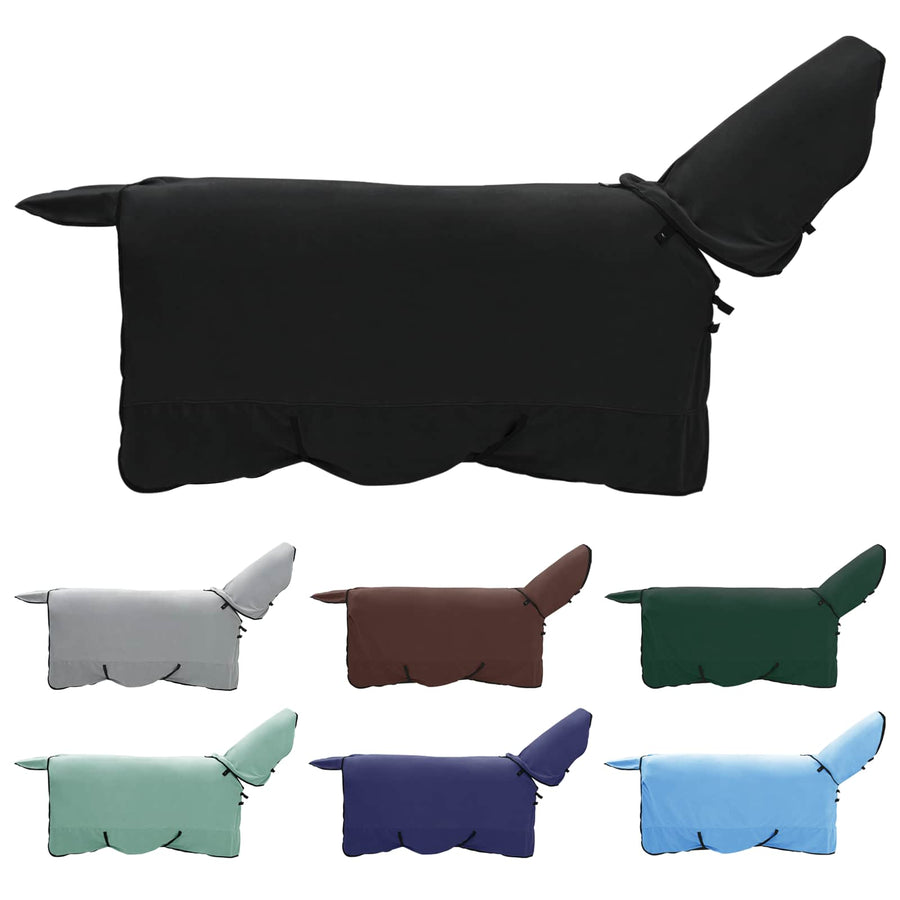 Paardendeken Zwart Polyester