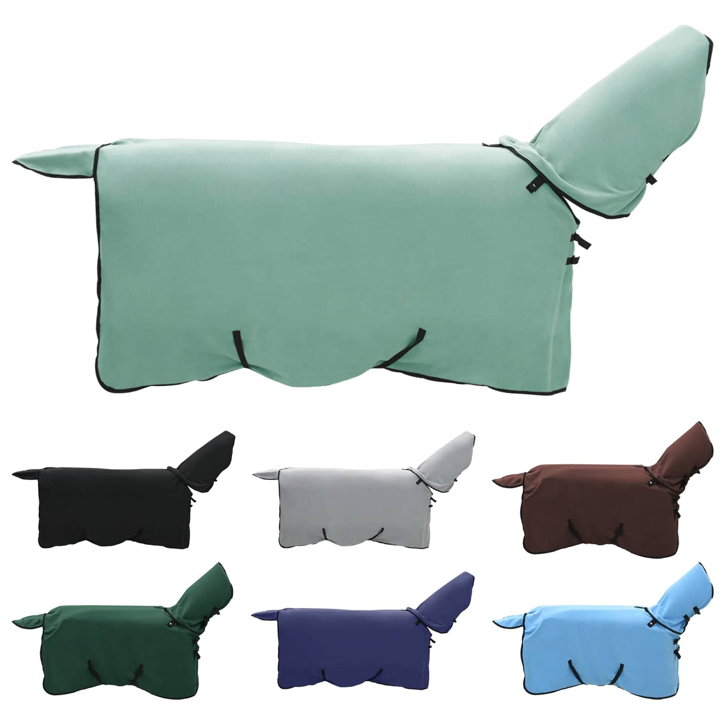 Paardendeken Speciale Groen Polyester