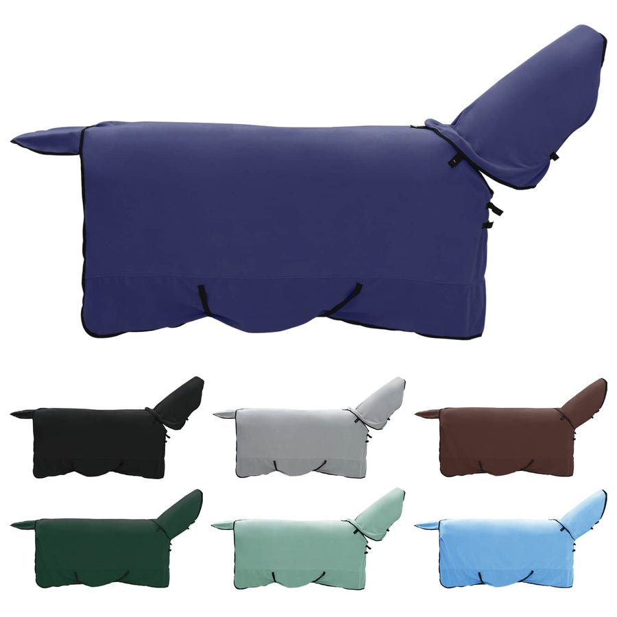 Paardendeken Marineblauw Polyester
