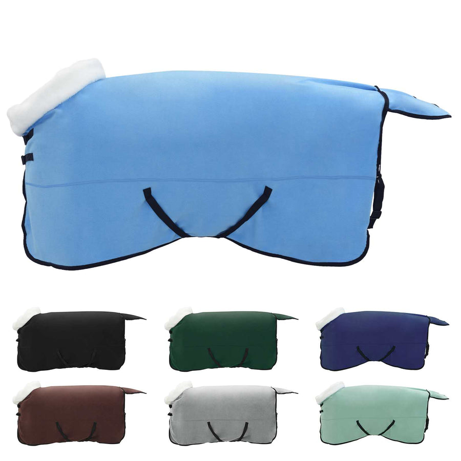 Paardendeken Volledige Aqua 125 cm Polar fleece