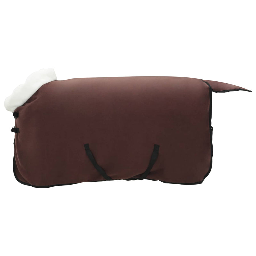 Paardendeken Volledig Donkerbruin 115 cm Polar fleece