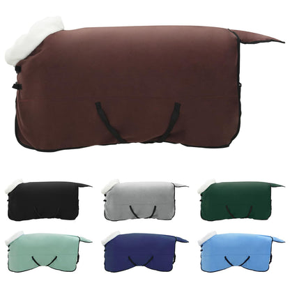 Paardendeken Volledig Donkerbruin 125 cm Polar fleece