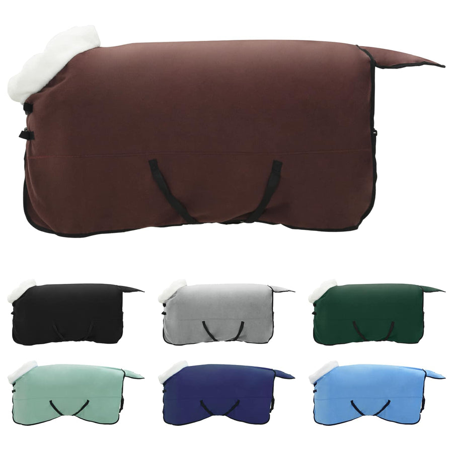 Paardendeken Volledig Donkerbruin 125 cm Polar fleece