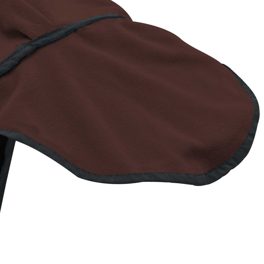 Paardendeken Volledig Donkerbruin 135 cm Polar fleece