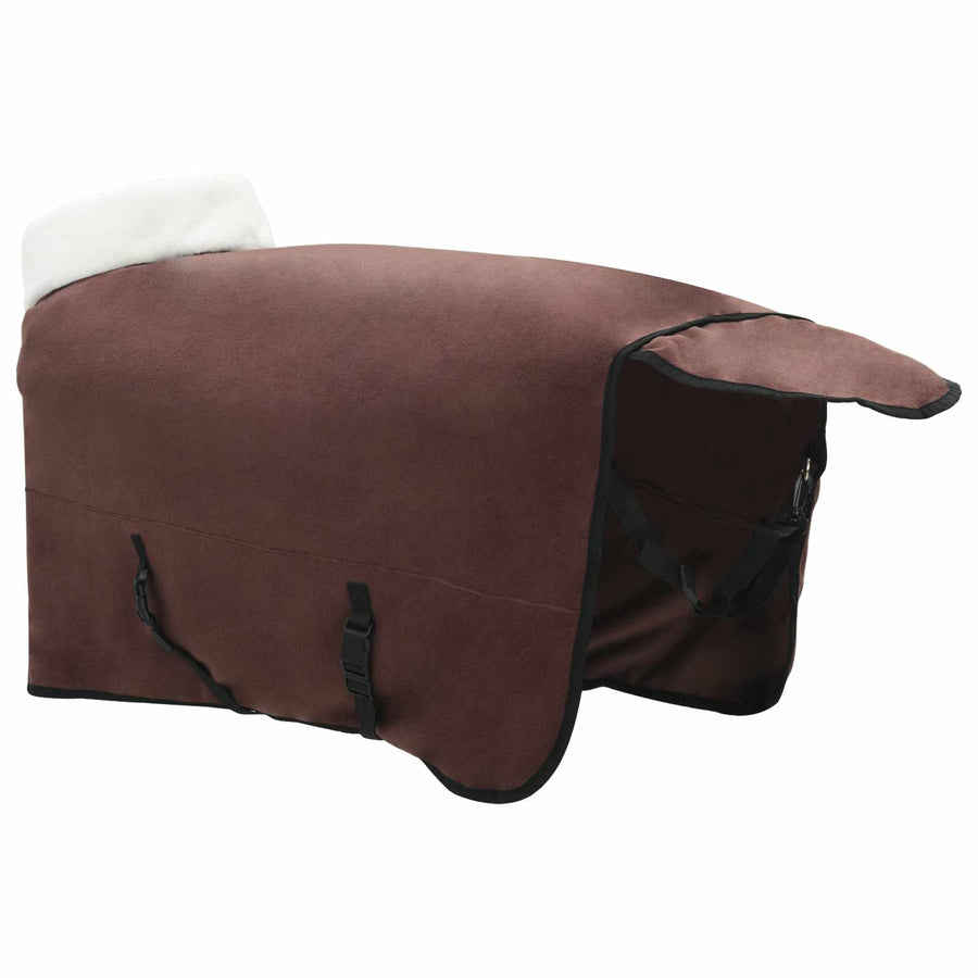 Paardendeken Volledig Donkerbruin 165 cm Polar fleece