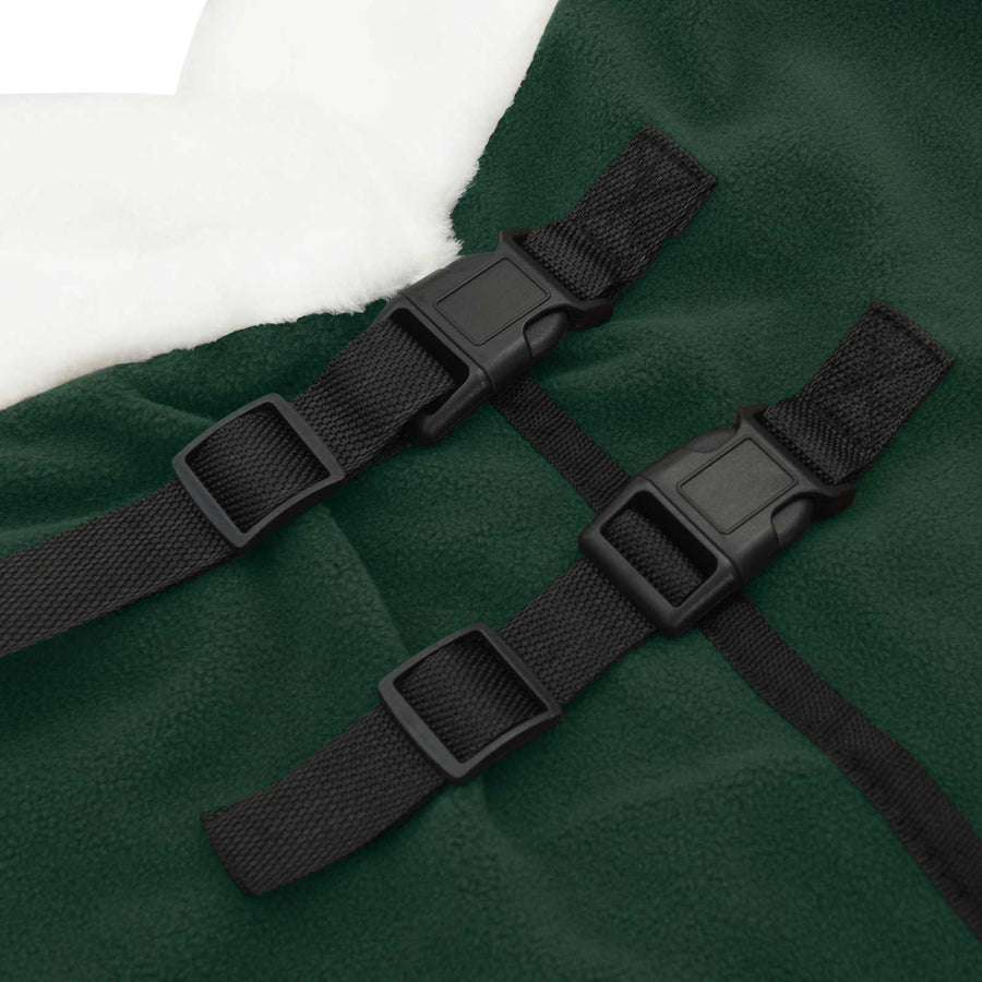 Paardendeken Volledig Donkergroen 105 cm Polar fleece