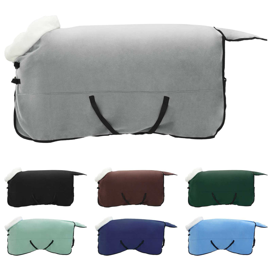 Paardendeken Volledig Donkergroen 155 cm Polar fleece
