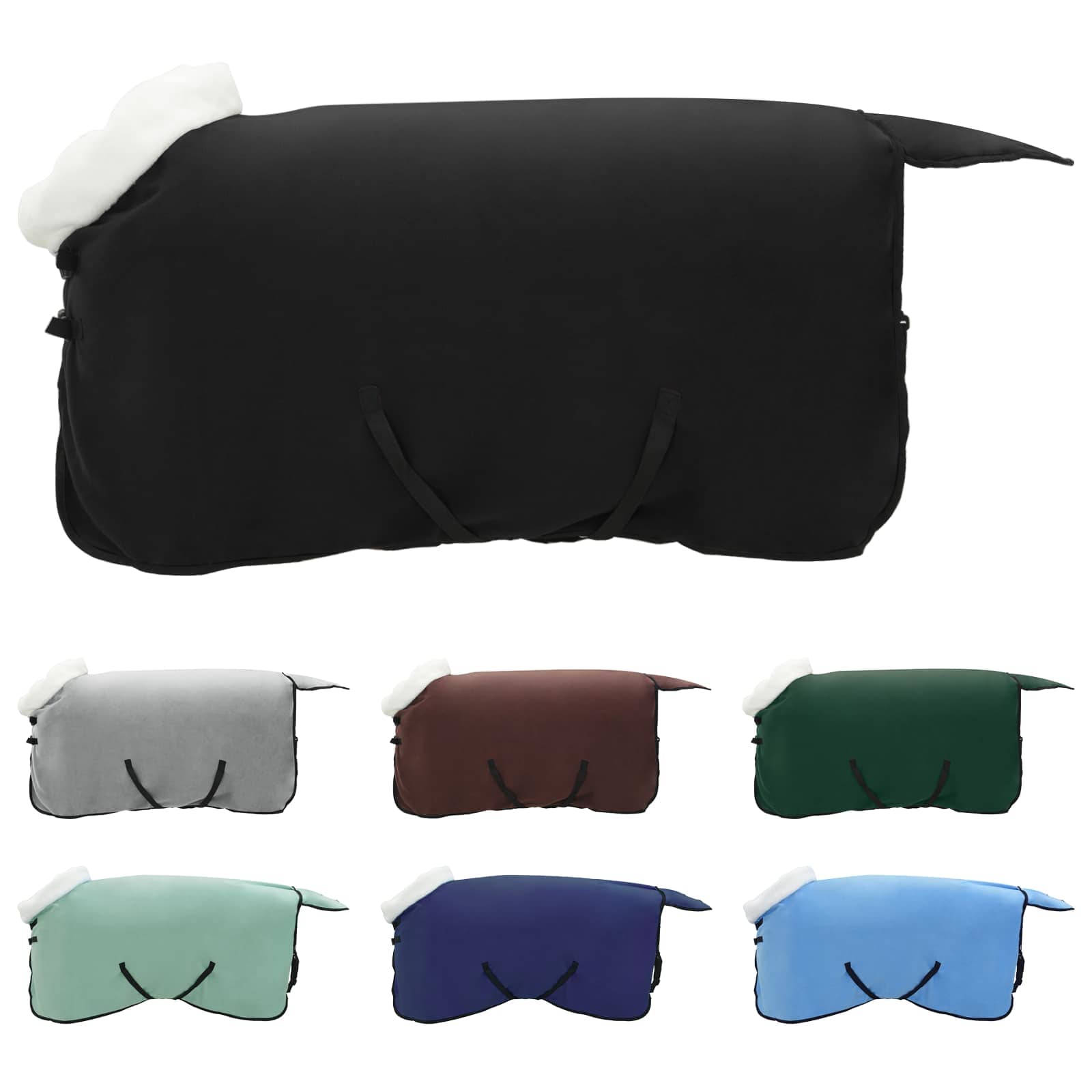 Paardendeken Zwart 85 cm Polar fleece