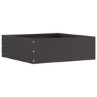 Garden Edging Black 40 x 40 x 13 cm Steel