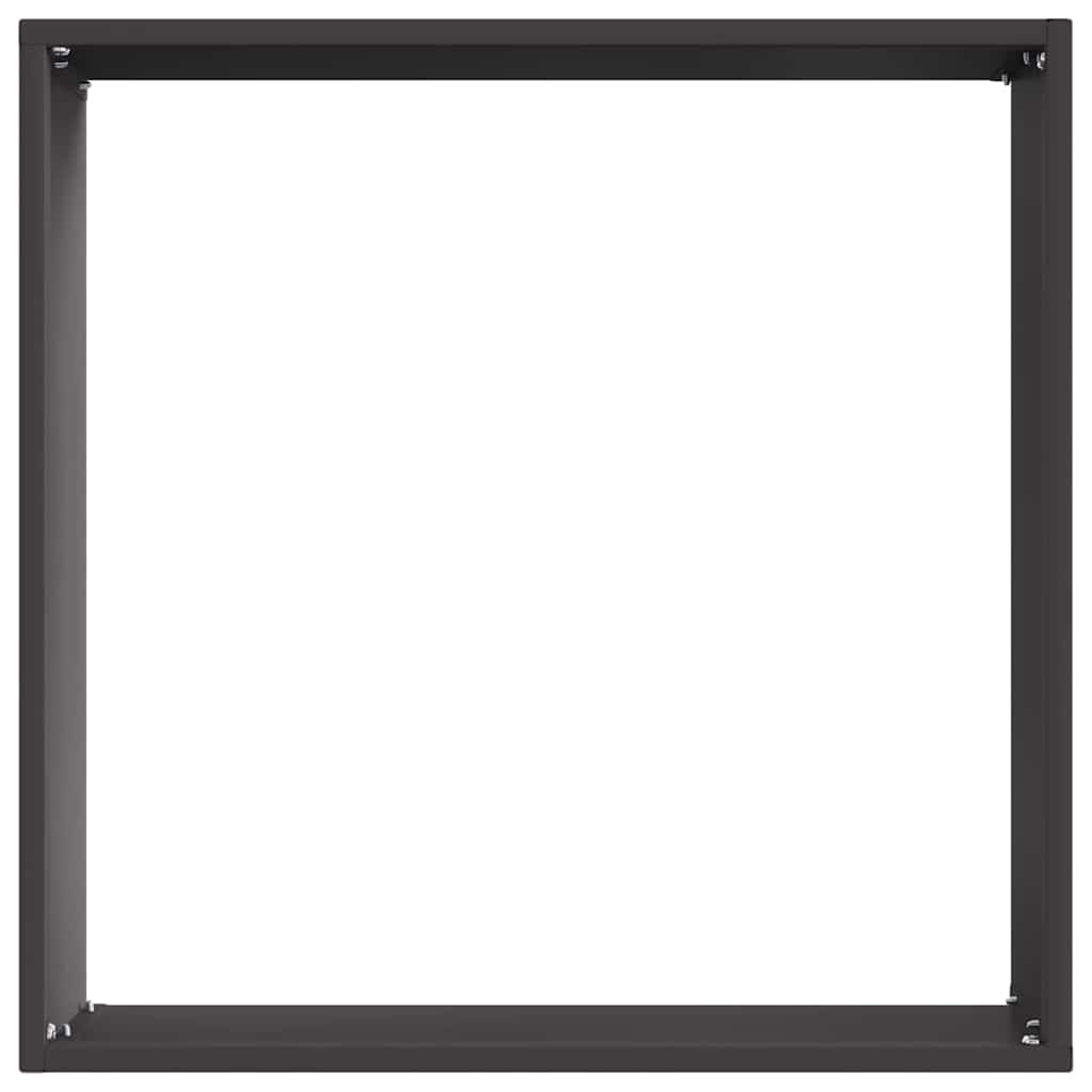 Tuinrand Zwart 40 x 40 x 13 cm Staal