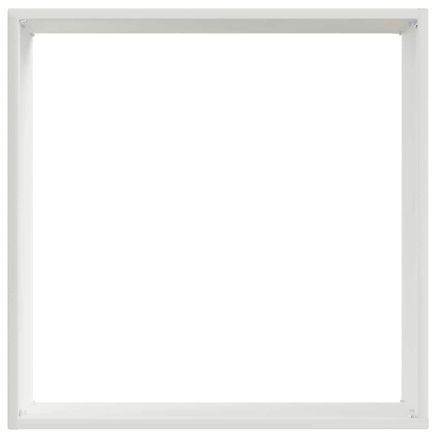 Tuinrand 6 pcs Wit 40 x 40 x 13 cm Staal