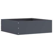 Tuinrand 40x40x13 cm staal antraciet