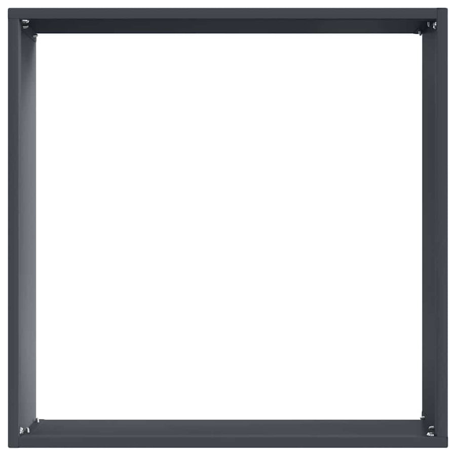 Tuinrand Antraciet 40 x 40 x 13 cm Staal