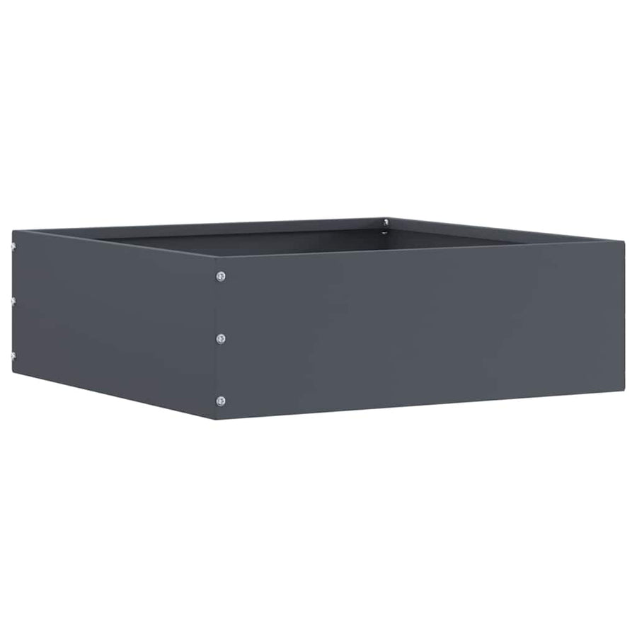Tuinrand 6 pcs Antraciet 40 x 40 x 13 cm Staal
