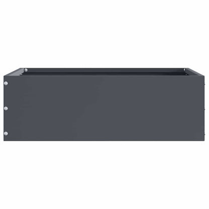 Tuinrand 6 pcs Antraciet 40 x 40 x 13 cm Staal