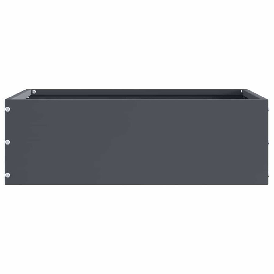 Tuinrand 6 pcs Antraciet 40 x 40 x 13 cm Staal