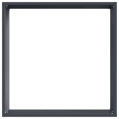 Tuinrand 6 pcs Antraciet 40 x 40 x 13 cm Staal