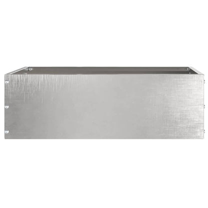 Tuinrand Zilver 40 x 40 x 13 cm Roestvrij staal