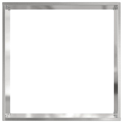 Tuinrand Zilver 40 x 40 x 13 cm Roestvrij staal