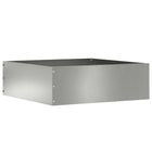 Garden Edging Silver 40 x 40 x 13 cm Galvanised steel