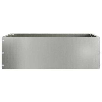 Tuinrand Zilver 40 x 40 x 13 cm Gegalvaniseerd staal