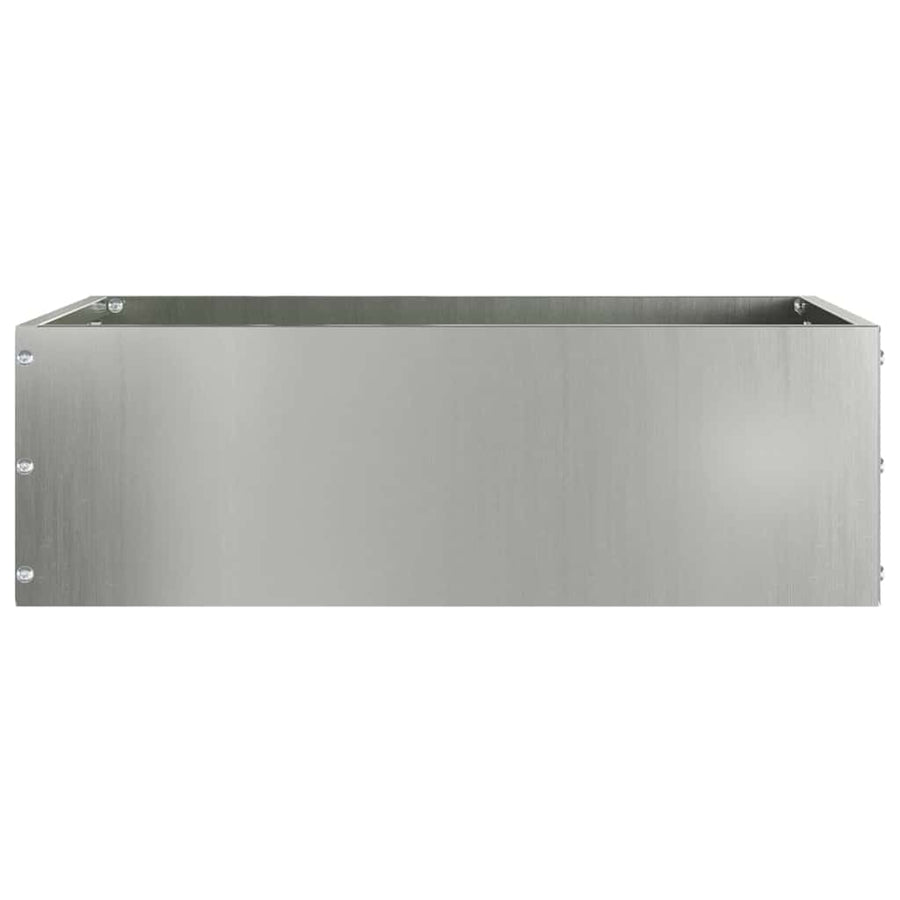 Tuinrand Zilver 40 x 40 x 13 cm Gegalvaniseerd staal